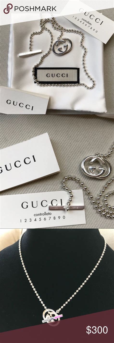 gucci toggle necklace free shipping|gucci trademark necklace.